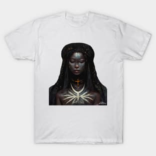 a black goddess T-Shirt